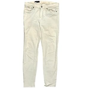 J.Crew white toothpick jeans size 28